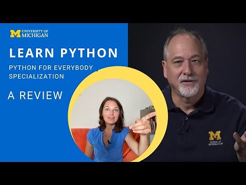 Learn Python - Coursera's Python for Everybody Specialization