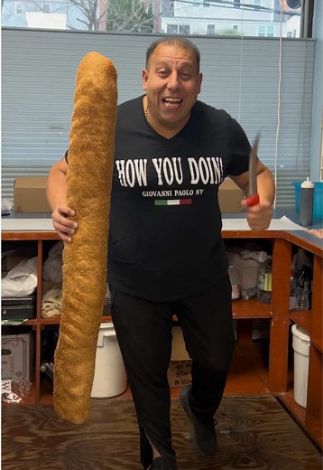 The most viral sandwich on the internet! The Famous Bronx Godfather Sangwheech! 😍🍷🇮🇹💙🔥 Mortadella Prosciutto Soppressata Capocollo Fresh Mozzarella Arugula Sun Dried Peppers Balsamic Glaze La Nicosia Bread @giovannis.italian.deli #foryou #fyp #food