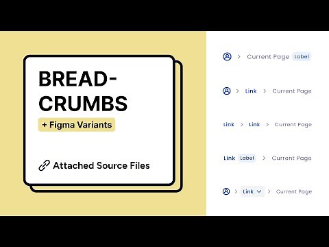 Creating Advanced Breadcrumbs in Figma: A Comprehensive Guide using Variables & Nested Instances