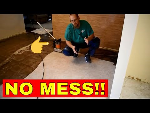 REMOVING PEEL AND STICK FLOORING