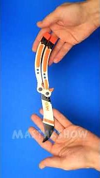 Making Butterfly Knife using Popsicle Sticks