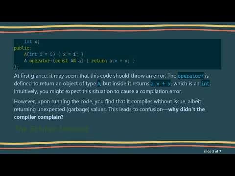 Understanding Operator Overloading in C+ + : Why Can It Return Something Different?