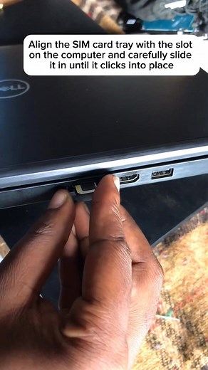 How to Insert SIM into Dell Latitude Laptop