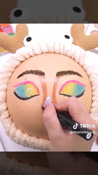 ASMR Watermelon Makeup Tutorial for Halloween