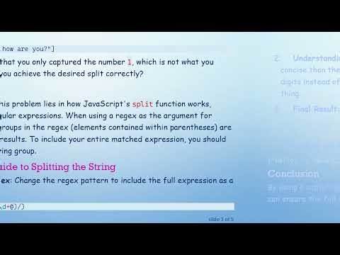 Mastering String Manipulation: How to Split Strings Effectively in JavaScript