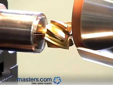 Sharpening a 6 flute End Mill with Cuttermaster Professional Tool Grinder