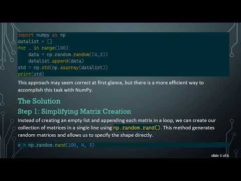 How to Calculate the Standard Deviation of Multiple m x n Matrices in Python?