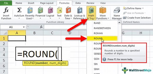 ROUND Function in Excel (Formula,Examples) | How to Use?