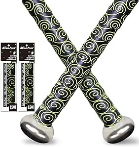 Amazon.com : ALIEN PROS Bat Grip Tape for Baseball 0.5 MM (2 Pack, Black Clouds) – Precut and Pro Quality Bat Tape – Wrap Your Bat for an Epic Home Run - Replacement for Old Baseball bat Grip : Sports & Outdoors
