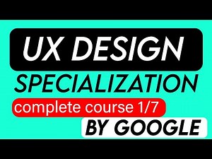 UX Design Tutorial For Beginners | ( Course 1/7 ) Foundations User Experience Design