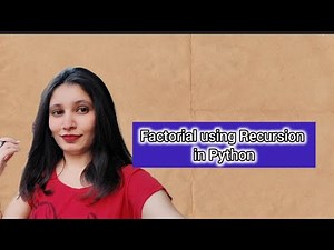 Factorial using Recursion in Python | Mastering DSA with Python