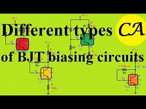 Different types of transistor biasing circuits