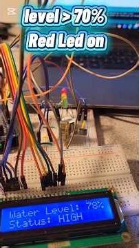 Arduino Water Sensor Project 🔴 Easy Analog Water Level Detection #arduino #arduinobeginner