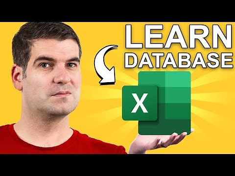 Creating a Database in Excel [Excel is a Database]