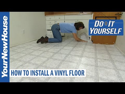 How to Install a Vinyl Floor - Do It Yourself
