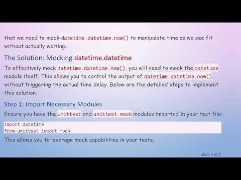 How to Mock datetime.datetime.now() for Timeout Testing in Python