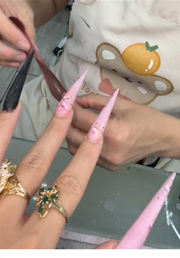 Getting My Nails Filled at Lovely Mimi's Salon