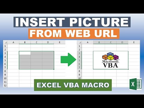 Insert Picture From Web URL Excel VBA Macro