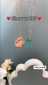 Tag your BFF!🥰 BFF Necklace, Friendship Necklaces, Best Friend Necklaces, Gift for Best Friend