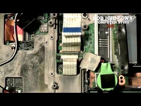 How to Replace the CMOS Battery in a Panasonic Toughbook CF-30
