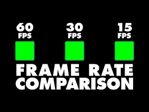 Frame Rate Comparison - 60FPS | 30FPS | 15FPS