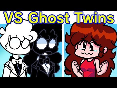 Friday Night Funkin' - VS Ghost Twins FULL WEEK + Cutscenes (FNF Mod/Hard/Echo/Hell) (Spooky Ghosts)