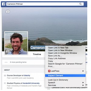 Developer Tools: Facebook “Hacking” Tutorial | Udacity