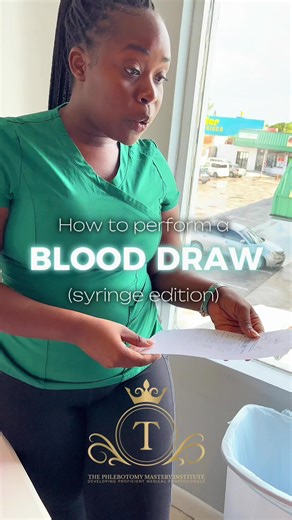 How To Perform A Blood Draw (Syringe Edition) presented to you by The Phlebotomy Mastery Institute 🎬 Happy learning! Enjoy 🙌 Don’t forget to like, comment and share for more informative videos like these 💚 #pmi #phlebotomy #medicalstudents #nassaubahamas