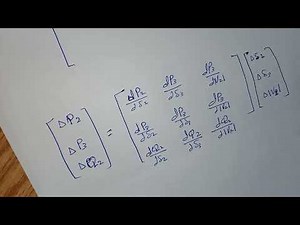 شرح بالعربي Newton Raphson Load Flow Solution