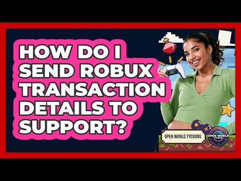 How Do I Send Robux Transaction Details To Support?