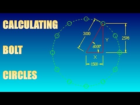 CALCULATING A BOLT HOLE CIRCLE