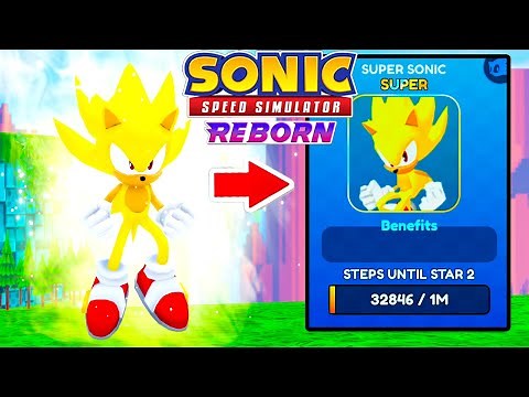 How To Unlock SUPER SONIC FAST! (Sonic Speed Simulator)