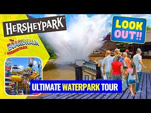 Hersheypark Waterpark Tour - Hershey PA Amusement Park - Hersheypark Boardwalk