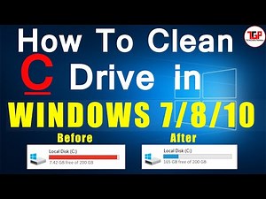 How To Clean C Drive in Windows 7/8/10 | C Drive Kaise Khali Kare