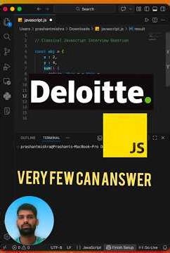Only Pro Javascript Engineer can answer this | Javascript Interview #dsa #javascriptinterview