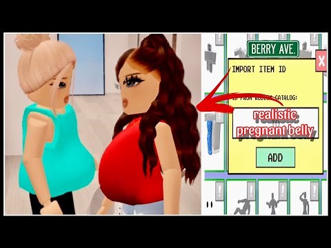 REALISTIC PREGNANT BELLY CODES FOR BERRY AVE / BLOXBURG ROBLOX