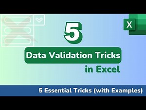 5 Data Validation Tricks (with examples)