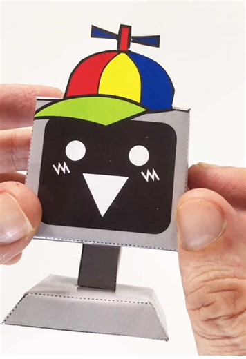Create Your Own Mr Fun Computer Papercraft