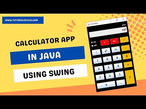 Calculator Program in Java Swing / JFrame | Calculator Application Using Java with Source Code