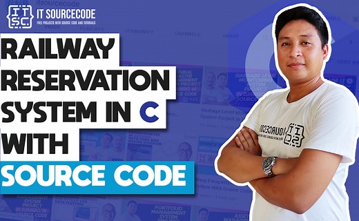 Railway Reservation System Project in C with Source Code