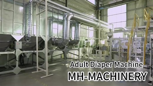 Best Price Full Servo Automatic Diaper Making Machines With High Speed Adult Diaper Production Line