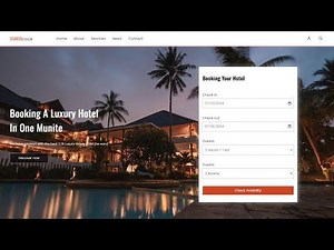 Build A Hotel Booking Website Using HTML CSS And JavaScript