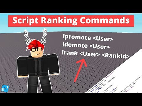 Roblox Scripting Tutorial: How to Script Group Ranking Commands