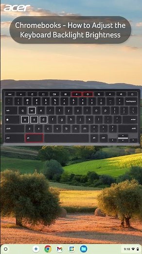 Chromebooks - How to Adjust the Keyboard Backlight Brightness
