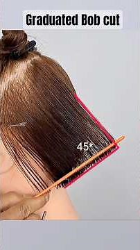 Step by step CLASIC BOB ,GRADUATION #haircuttutorial #hairstyle #hair #bobhaircut #shortvideo