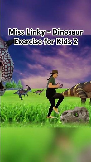 Check out the Dinosaur Exercise for Kids 2! #misslinky
