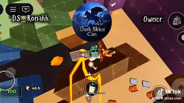 Dark Skies Clan Collaboration in Evade on Roblox