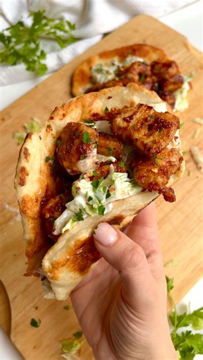 Anastasia D’Amario | High Protein Recipes on Instagram: "🌶️🧄 CHILI GARLIC KOREAN FRIED CHICKEN TACOS ↓ When the macros actually meet your cravings… 🤝🏼 Virtually no fat, a ton of protein, and maximum flavor!? Fuel your gains and say goodbye to boring meal prep with these crispy homemade tacos loaded with a refreshing chili slaw and juicy, sweet yet spicy Korean “fried” popcorn chicken bites! 🔥 I’ve lost 15+ lbs (7+ kg) without giving up my favorite cravings, because I learned to turn them in