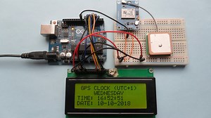 Arduino GPS clock with local time using NEO-6M module