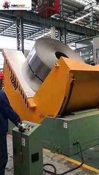 Steel coil Tilter / Coil Upender with lifting coil loading